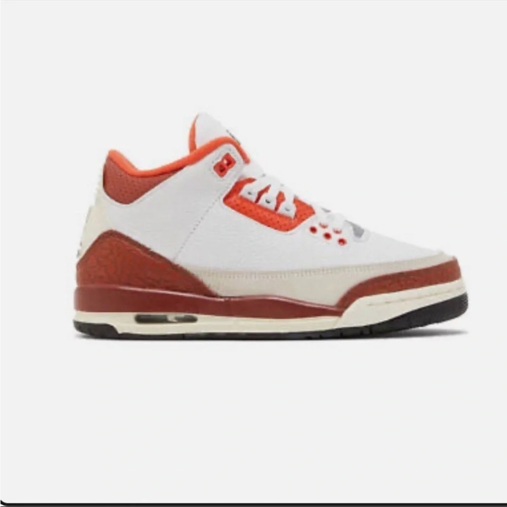 Nike Air Jordan 3 Retro SE Dunk on Mars (GS) DV7028-108 White/Orange SZ 7Y